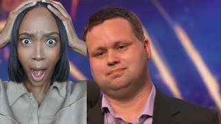 FIRST TIME REACTING TO  PAUL POTTS quotNESSUN DORMAquot BRITAINS GOT TALENT AUDITION REACTION [upl. by Alrrats]