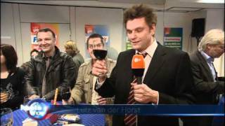 Lutz van der Horst WahlpartyHopping für die HeuteShow [upl. by Etezzil]