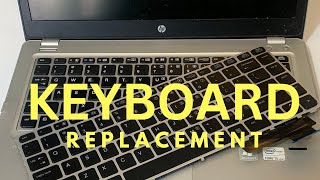 Replacing HP folio 9470m Keyboard [upl. by Vasiliu]