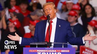 WATCH LIVE Trump holds campaign rally in Allentown Pennsylvania [upl. by Frulla]