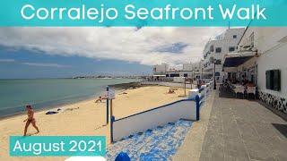 Corralejo Seafront Walk  From Corralejo Harbour to the Waikiki beach [upl. by Mycah294]