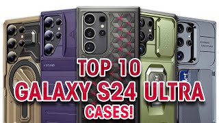 Top 10 Galaxy S24 Ultra Cases 🔥 [upl. by Ynnavoj]