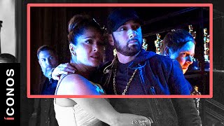 El desliz de Salma Hayek ante Eminem en los Oscars  íconos [upl. by Alvera]