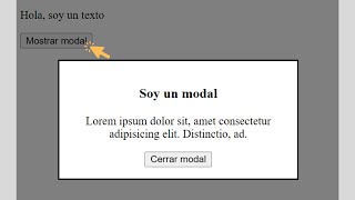 Como hacer un modal con CSS [upl. by Cousins]