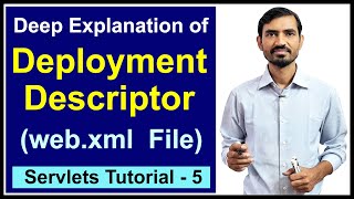 5 Deployment Descriptor  webxml file in Servlet Eclipse  Servlet JSP Tutorials [upl. by Primalia]