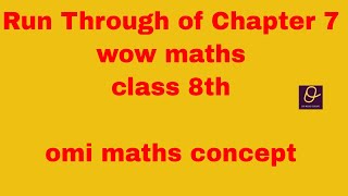 Run through of chapter 7 Linear equationsinonevariable class 8th wow maths [upl. by Anoniw422]