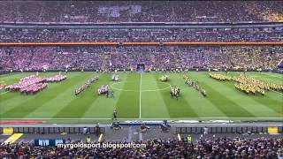 2013 UEFA Champions League Final Opening Ceremony Wembley Stadium London [upl. by Eva]