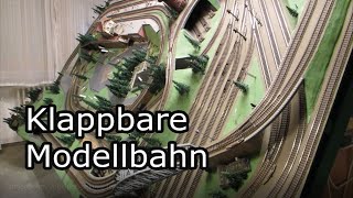 Klappbare Modellbahnanlage Tannenhofen [upl. by Caresse628]