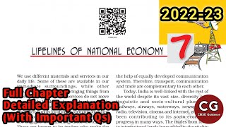 Lifelines of National Economy Chapter 7 Class 10 Geography Full Chapter Explanation [upl. by Alasteir]