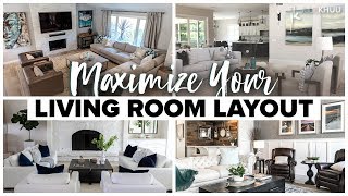 4 Furniture Ideas to Maximize Your Living Room Layout PRO SpacePlanning Tips [upl. by Ylrebma]