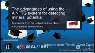 FTG detecting mineral potential at Budgells Harbour Stock NorthCentral Newfoundland [upl. by Ennoid191]