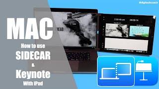 How to use your iPad with Side Car as a second monitor when presenting in Keynote [upl. by Stockmon]