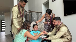 Bhai Tika in Dallas Nepali USA tihar dipawali hindu culture [upl. by Ziguard416]