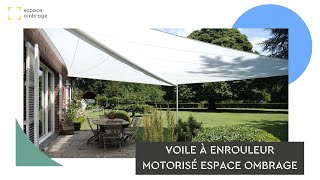 Voile à enrouleur motorisé Espace Ombrage [upl. by Backer]