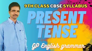 9th class Present tense CBSE syllabus [upl. by Idnek]