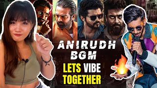 Anirudh Popular BGM Reaction ftMaster Vikram Rolex Beast Petta Doctor Vedalam Maari [upl. by Innej]