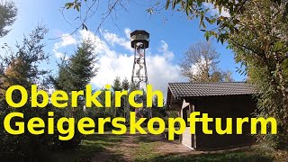 Oberkirch Wanderung zum Geigerskopfturm [upl. by Lolly270]