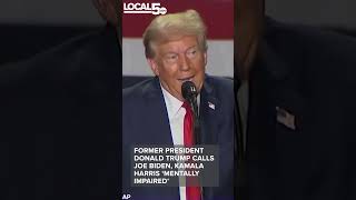 Donald Trump escalates attacks on Kamala Harris shorts [upl. by Donohue]