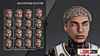 NBA 2K25 OG MARIOSMINDSET FACE CREATION [upl. by Nomzzaj]