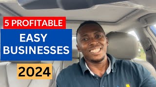 Top 5 Highly Profitable Easy Businesses You Can Start In Nigeria With Small Capital [upl. by Elleirda235]