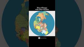 World Map before 300 million year ago 😲 shortfeed pangea worldmap [upl. by Elin759]