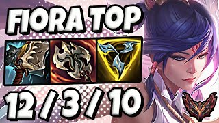 Fiora vs Singed  TOP  Lol Korea Grandmaster Patch 1414 ✅ [upl. by Yesmar]