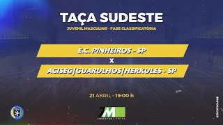 TAÇA SUDESTE 2k24  JUVENIL MASCULINO  EC PINHEIROS vs GRUHERKULES 1900 2104 [upl. by Ardath]