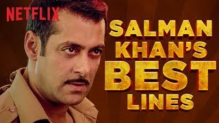 Salman Khans Best Lines  Dabangg  Netflix India [upl. by Bellew766]