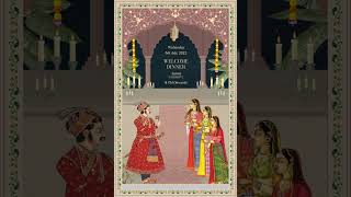 Regal Luxury Indian Wedding Video Invitation Design At Just 2500 INR  WedMeGood [upl. by Nolahp]