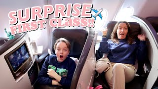 Surprising My Family With FIRST CLASS Tickets To NEW YORK [upl. by Schwab171]