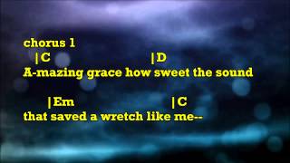 Broken Vessels Amazing Grace Hillsong  Karaoke [upl. by Ezra195]