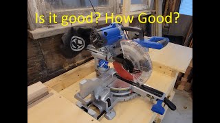 Review Kobalt Dual Bevel Sliding Miter Saw SM2517LW [upl. by Camile]