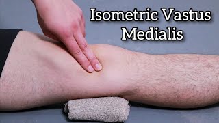 Isometric Vastus Medialis  How to perform  Benefits  Orthoinfoca [upl. by Evans]