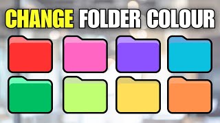 How to Change Folder Color on Mac 100 WORKS [upl. by Sollars547]