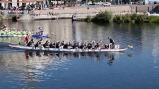 Drachenbootrennen in Mülheim an der Ruhr 2016 [upl. by Ahsina616]