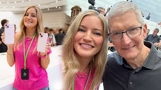 iPhone 15 Apple Event Vlog My day at Apple [upl. by Damalas153]