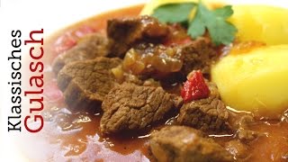 Rezept  Gulasch Red Kitchen  Folge 144 [upl. by Fording]