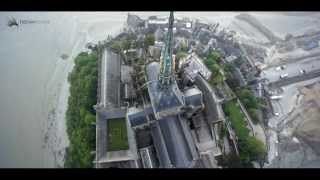 Prestation image drone  Mont St Michel  FTV Sport [upl. by Paulette834]