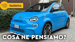 500 ABARTH ELETTRICA COME VA DAVVERO Test drive PRO e CONTRO [upl. by Nosyerg]