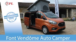 Nouveauté Font Vendôme 2022  le van Auto Camper présenté par Florian [upl. by Nixie869]