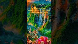 AI Nature  Chasing Waterfall Wonders shorts [upl. by Anoyk]