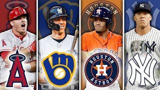 BEST MLB PLAYER FROM EVERY TEAM 2019 [upl. by Pryce852]