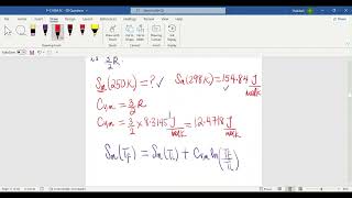 How to Calculate the MOLAR ENTROPY at a Specific Temperature given HEAT CAPACITY  PHYSICAL CHEM [upl. by Nacul999]