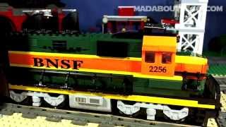 LEGO TRAINS Burlington Northern Santa Fe 10133 [upl. by Lirbij]