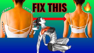 FIX amp SLIM YOUR BACK  BETTER POSTURE in 3 min [upl. by Ary]