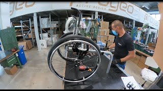 Progeo EGO wheelchair building process [upl. by Karub44]