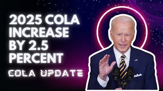 2025 Cola Increase by 25 Percent Check COLA Update amp Date for Social Security [upl. by Sidonia467]