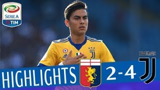 Genoa  Juventus 24  Highlights  Giornata 2  Serie A TIM 201718 [upl. by Odilia]