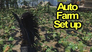 How to set up Auto Farm for Farming and Crops  Soulmask [upl. by Ecerahs299]