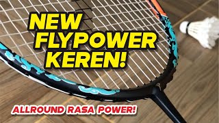 Raket terbaik seri terbarunya Flypower bisa geser T800 Review Pemakaian Raket Flypower Abhinaya [upl. by Luise]